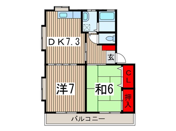 ヴィンテージ秋津の物件間取画像